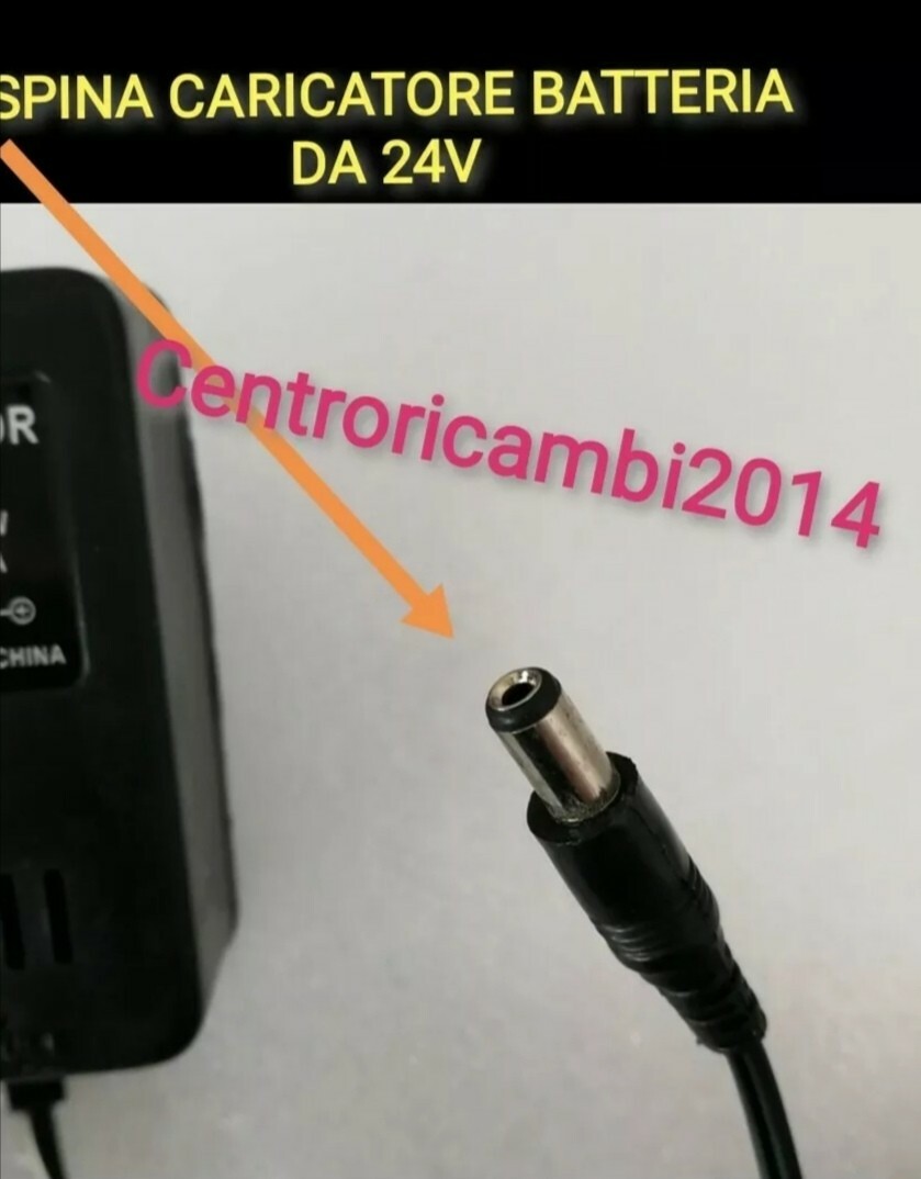 CARICATORE BATTERIA 24V PER MONOPATTINO ELETTRICO foto 4