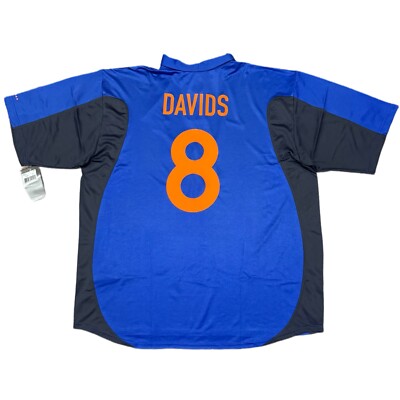2000/01 Netherlands Away Jersey #8 DAVIDS 2XL Nike Holland Euro