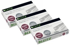 3x Leitz 5640 Heftklammern Klammern Juwel 4 mm, verzinkt gesamt 6000 Stück