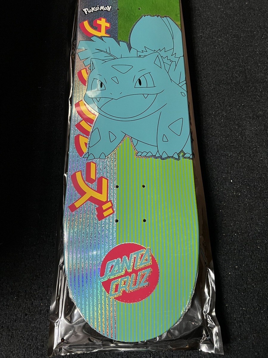 New Santa Cruz Skateboard X POKEMON Ivysaur Deck LIMITED New Santa Cruz Skateboard X POKEMON Ivysaur Deck LIMITED