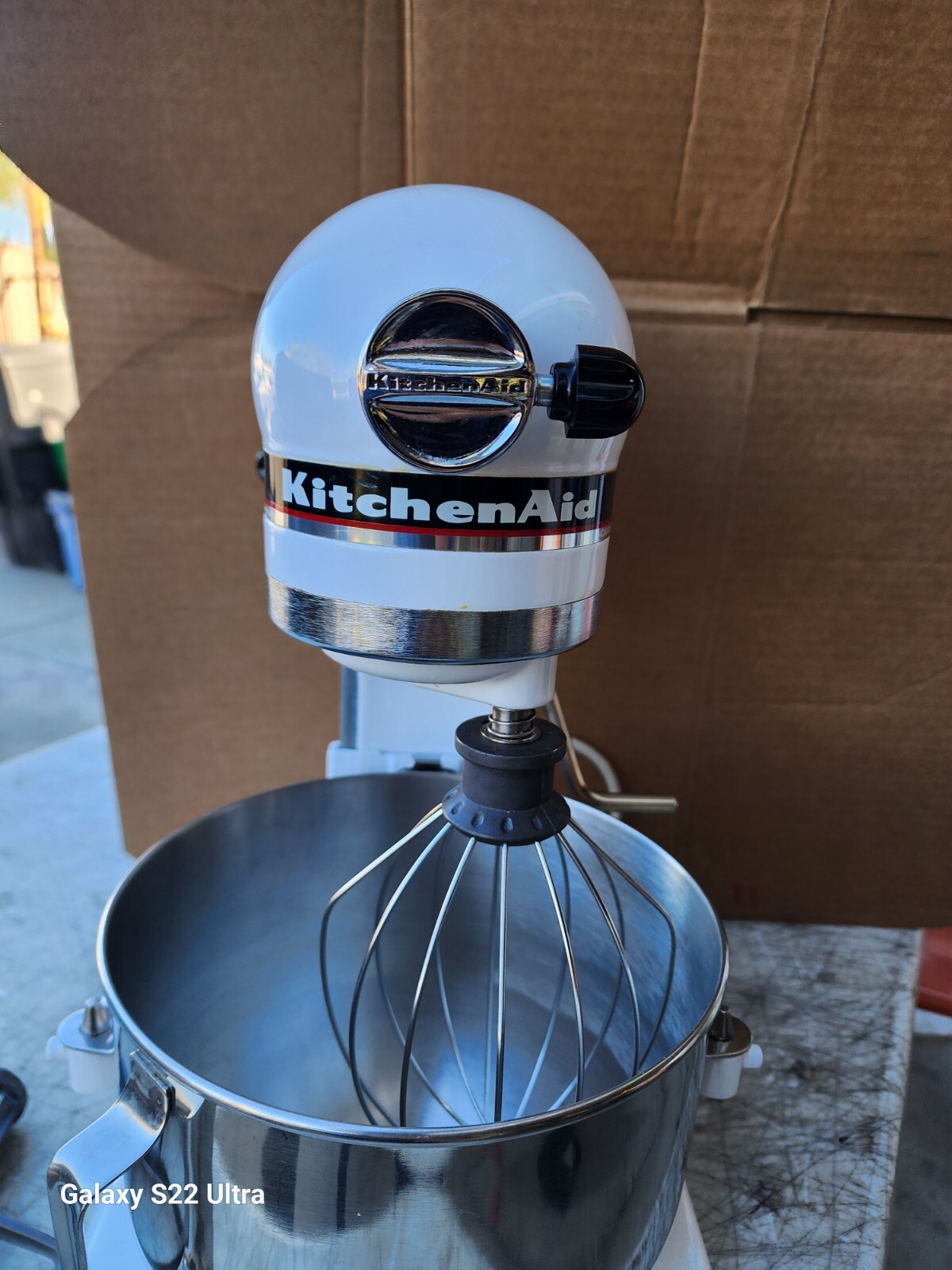 KitchenAid Professional Mixer KSM50PWH 5 qt Lift Stand Mixer 350 Watts