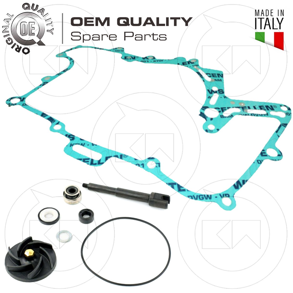 Kit Revisione Ingranaggi Idraulici 500054836 - 500054836 IVECO KIT ...