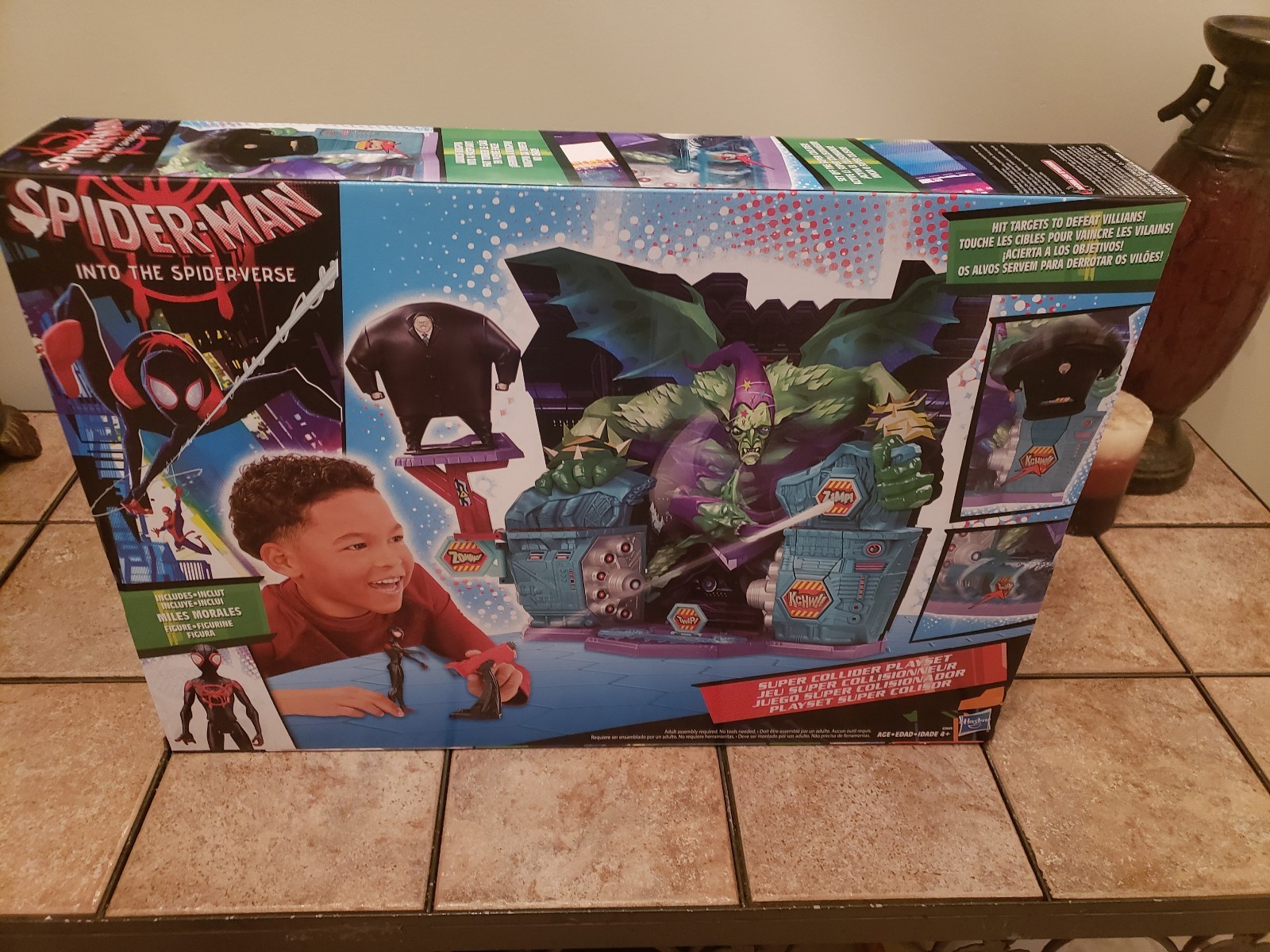 spider man into the spider verse super collider playset
