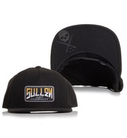 Sullen Clothing Snapback Cap Cord Schwarz Basecap Tattoo MüTze Kappe SchäDel