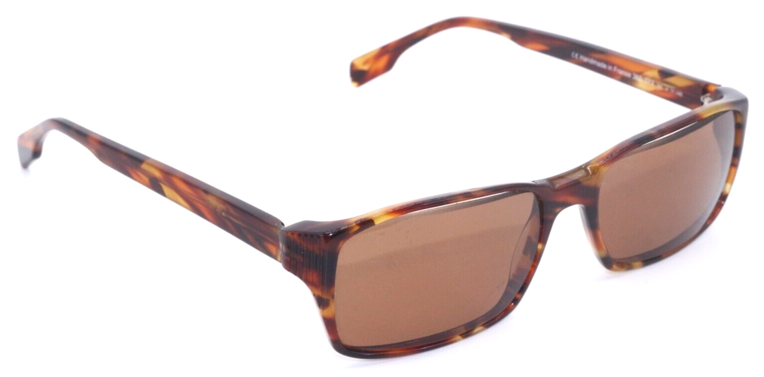 GAFAS DE SOL AUTÉNTICAS BEAUSOLEIL PARIS 362-373 HABANA CON LENTES POLARIZADAS MARRONES 55-17