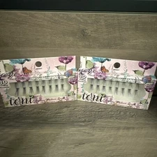 (2) IONI Wispy Medium Length Faux Mink Individual Lash Extensions 100% Handmade