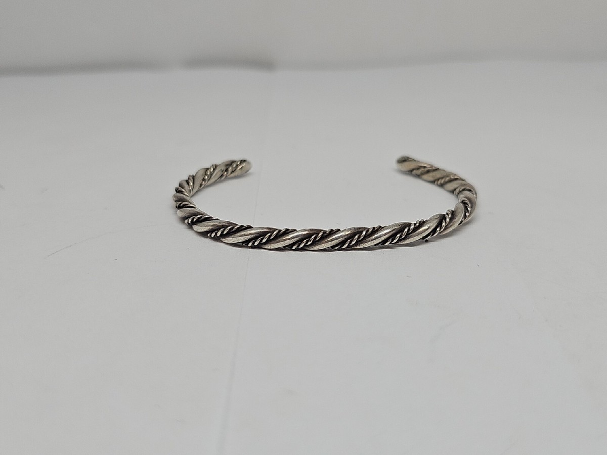 ヴィンテージ！Silver Wavy Cuff ブレスレット#2 【公式通販】