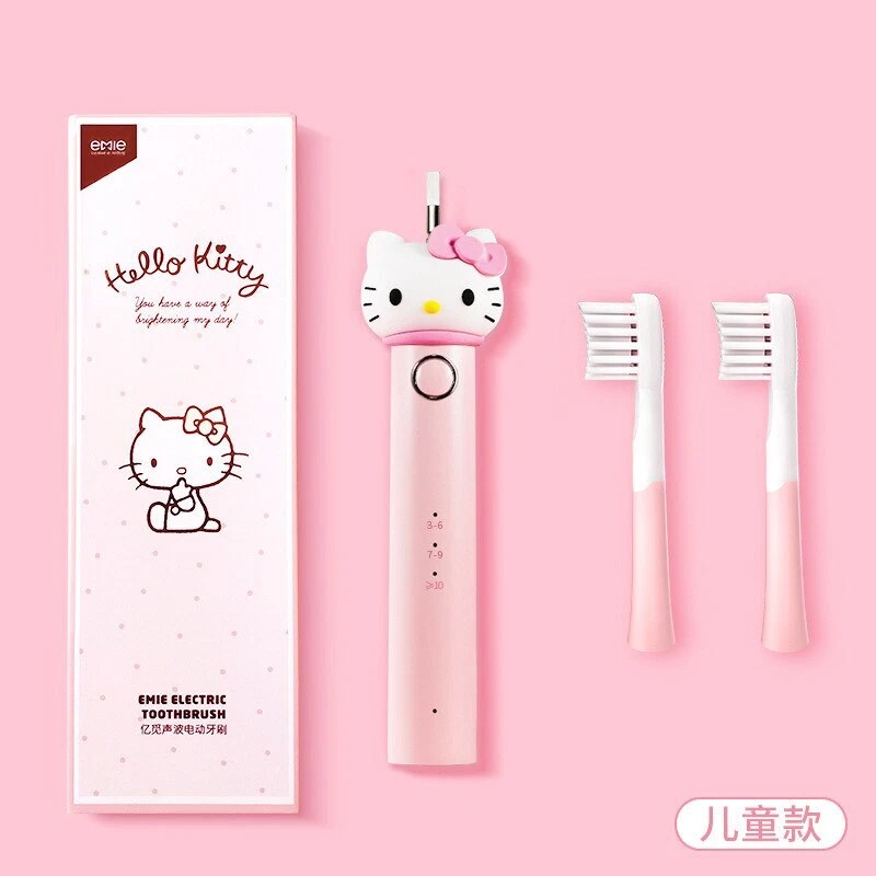 Electric Toothbrush Hello Kitty Kuromi Cartoon Soft Hair Electric