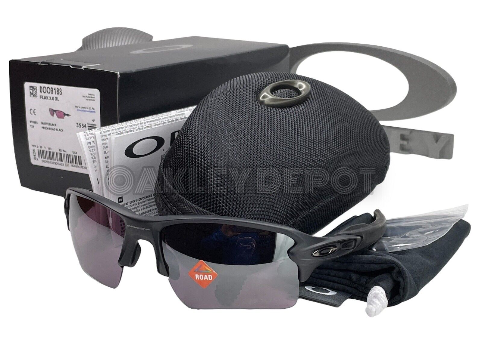 Oakley Flak 2.0 - Rectangle Steel Frame Sunglasses For Men