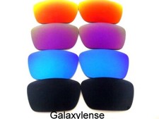 Galaxy Replacement Lenses For Oakley Fuel Cell Black Blue Purple Red 4 Pairs