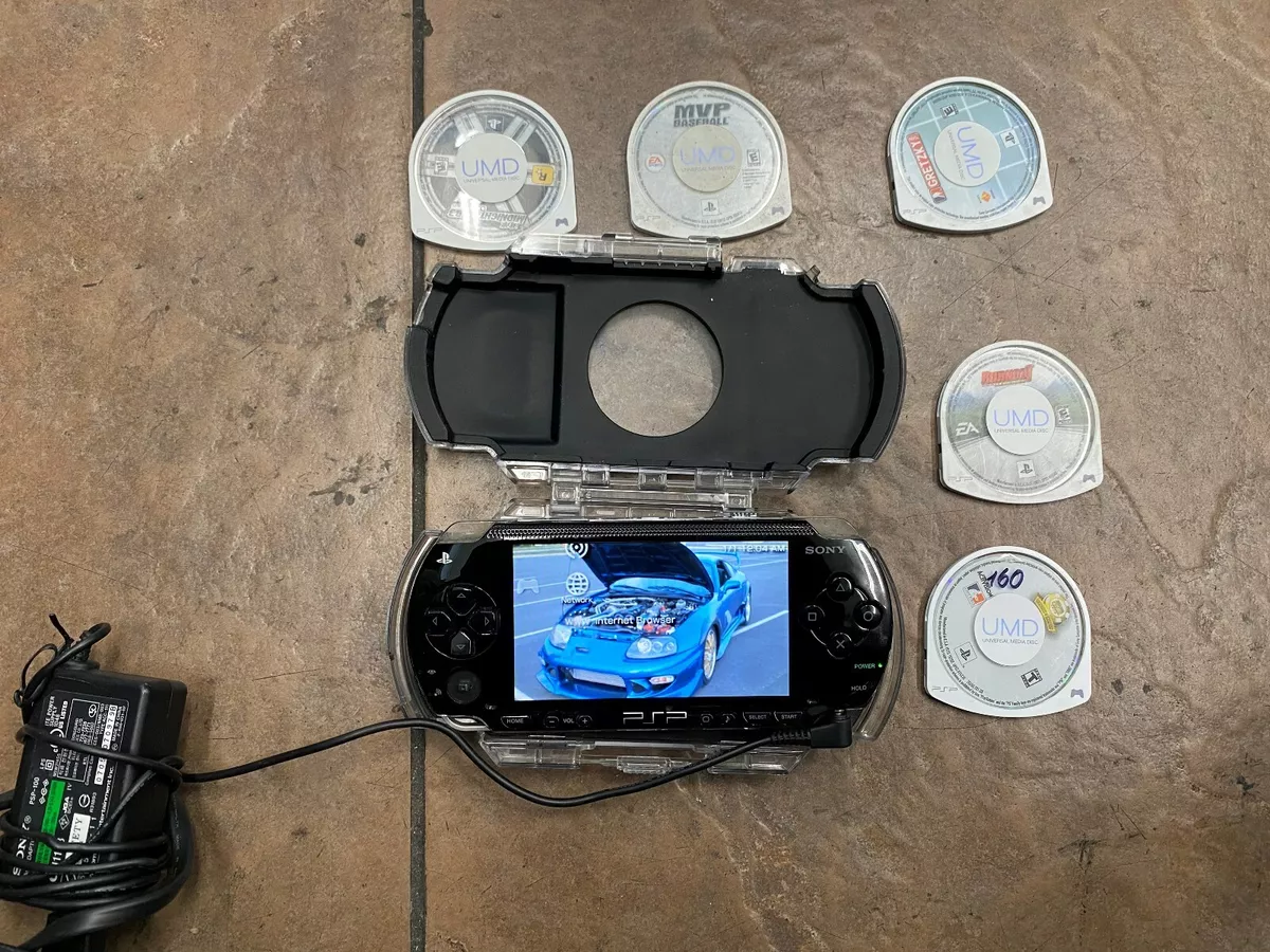 er der Centralisere Fra Sony PSP-1001 PlayStation Portable PSP + 5 games + 2GB memory stick | eBay