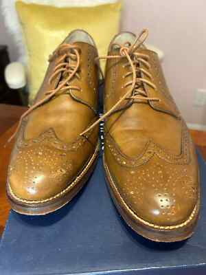 Size 11.5, British Tan, Cole Haan, Madison Ox II Cole Haan Zerogrand Wing Oxford British Tan C31532 White  main image 4
