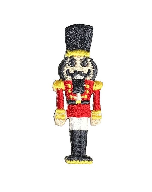 Nutcracker Toy Soldier Christmas Iron on Applique/Embroidered Patch eBay