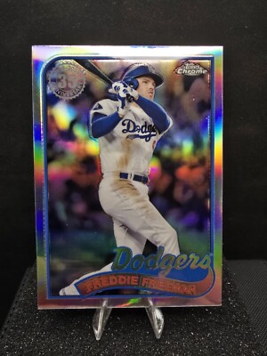 2024 Topps Chrome Update- 1989 Topps Baseball #89CU-16 Freddie Freeman - Dodgers