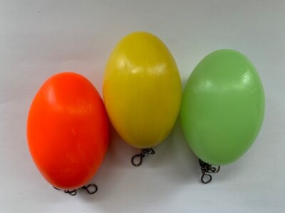 3 x 40g HI-VIZ  EGG FLOATS - SEA BASS / POLLOCK / PIKE
