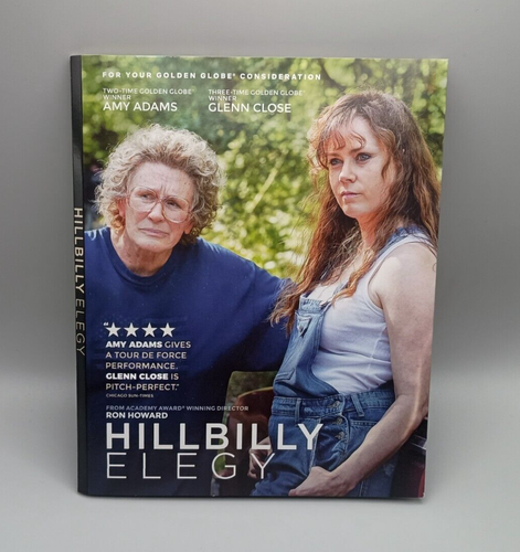 Hillbilly Elegy 2020 Official Netflix Fyc Dvd Glenn Close Amy Adams 