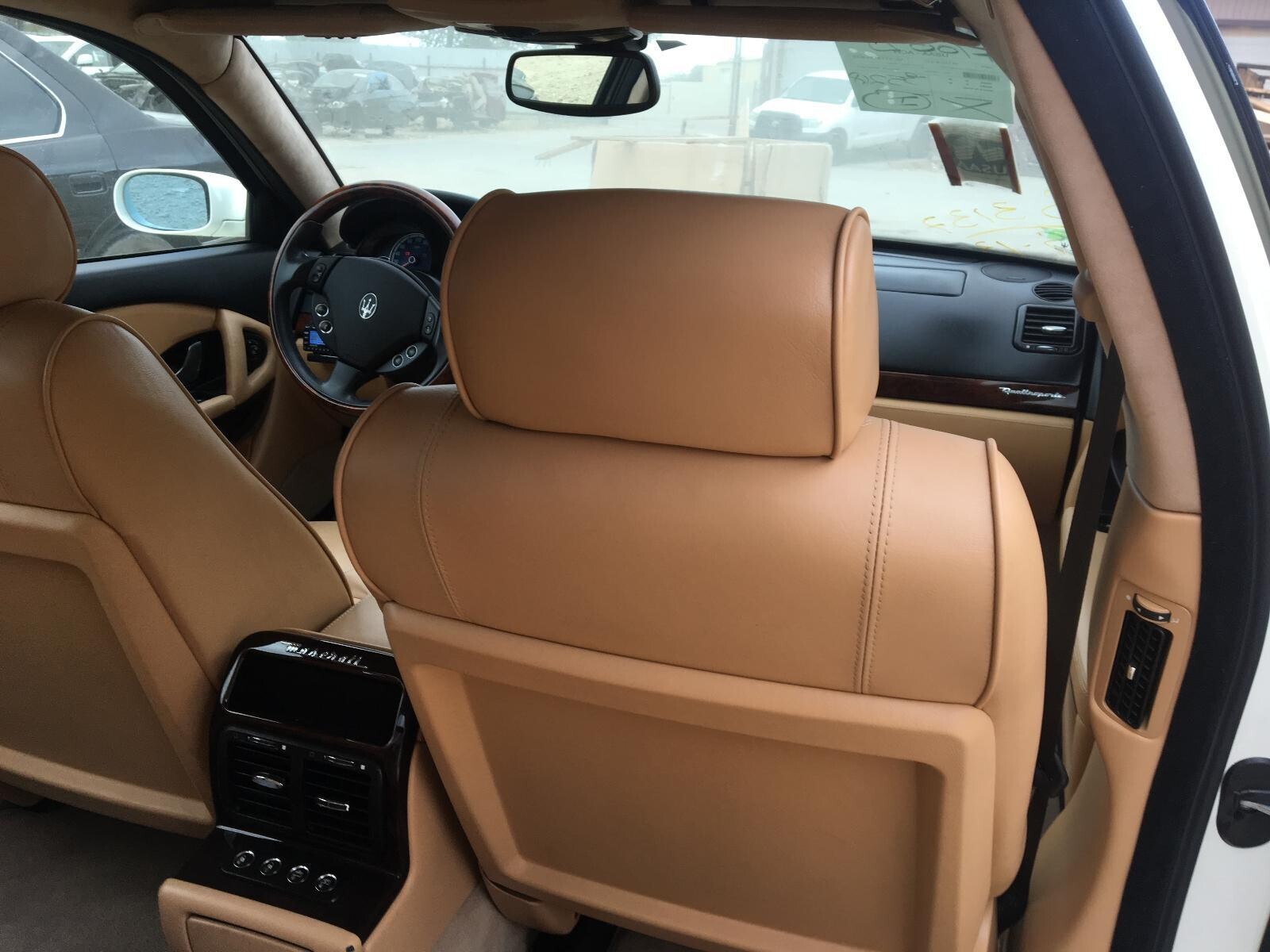 2008 MASERATI QUATTROPORTE Right Front Passenger Seat Tan Leather Power Adjust