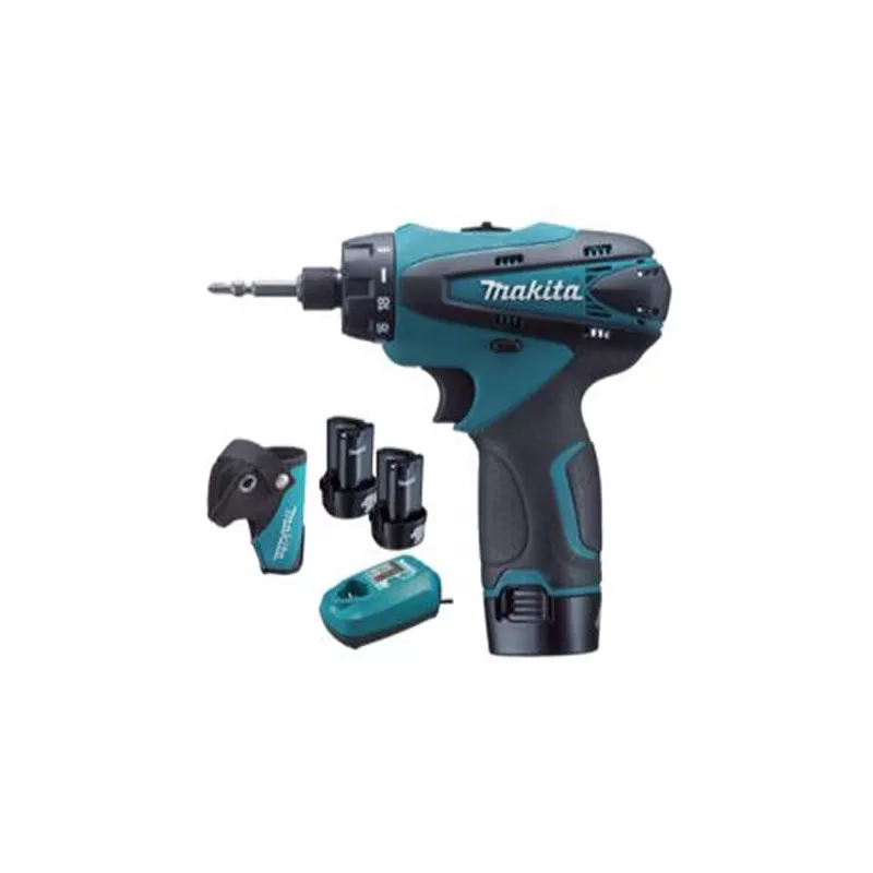 Makita DF030DWE 10.8V 2x1.3Ah Charger Drill Pouch Hard Case
