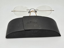 Silhouette M7395 20 V 6051 Titan Polished Gold Rimless Eyeglasses Frame w/ Case