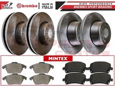 FOR VW GOLF 2.0 GTTDi GT TDi 170BHP FRONT REAR BREMBO BRAKE DISCS + MINTEX PADS