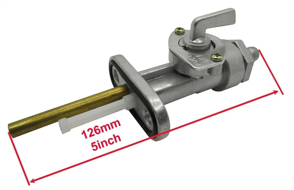 Petcock Fuel Tap Cock Valve for Yamaha DT2 DT250 DT3 DT360 DT400 IT175 IT250 IT4 Foto 2 de 4