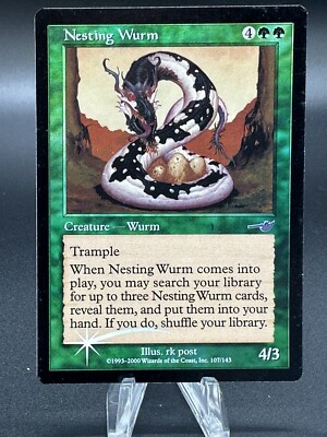 MTG, Nesting Wurm, Nemesis, 107/143, Foil, Uncommon