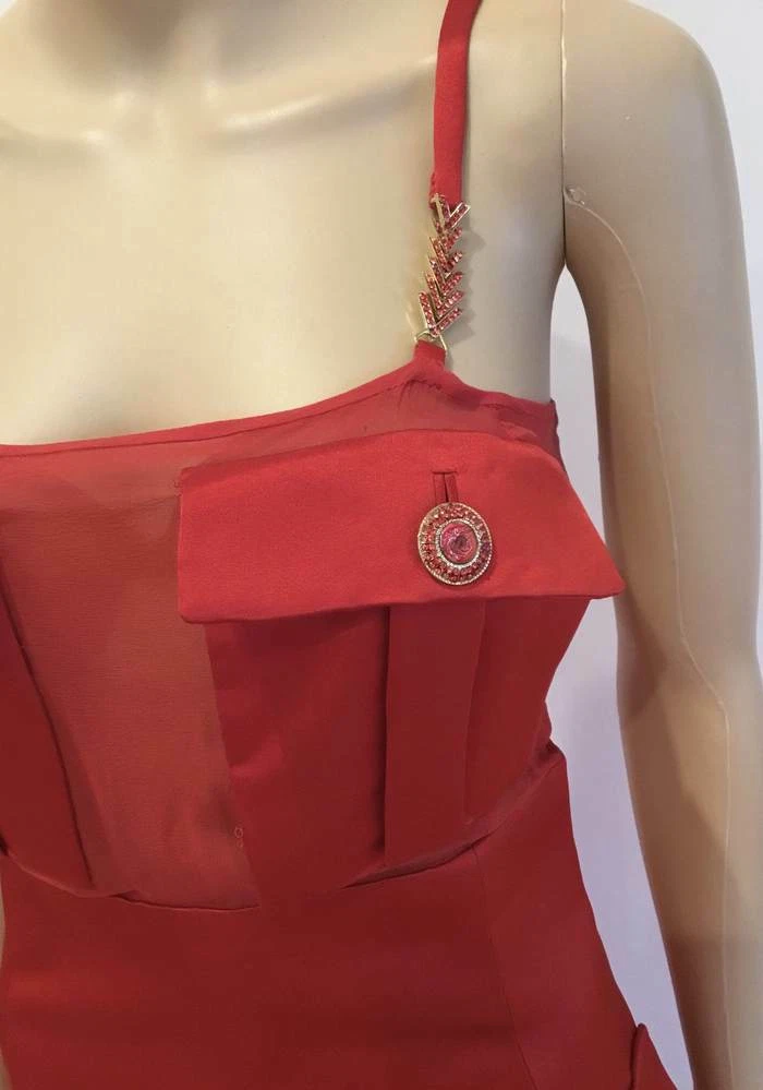 ABITO VINTAGE GIANNI VERSACE FW 1996 PURO IMPREZIOSITO TAGLIA 38