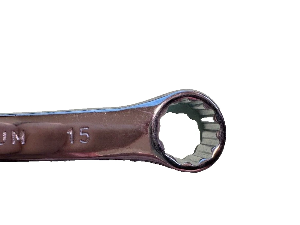 15 MM Fully Polished Metric Combination Wrench Chrome Vanadium 12 pt - Image 2 of 4