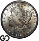 1921-D Morgan Silver Dollar Coin, Solid Gem BU++ Final Year Issue