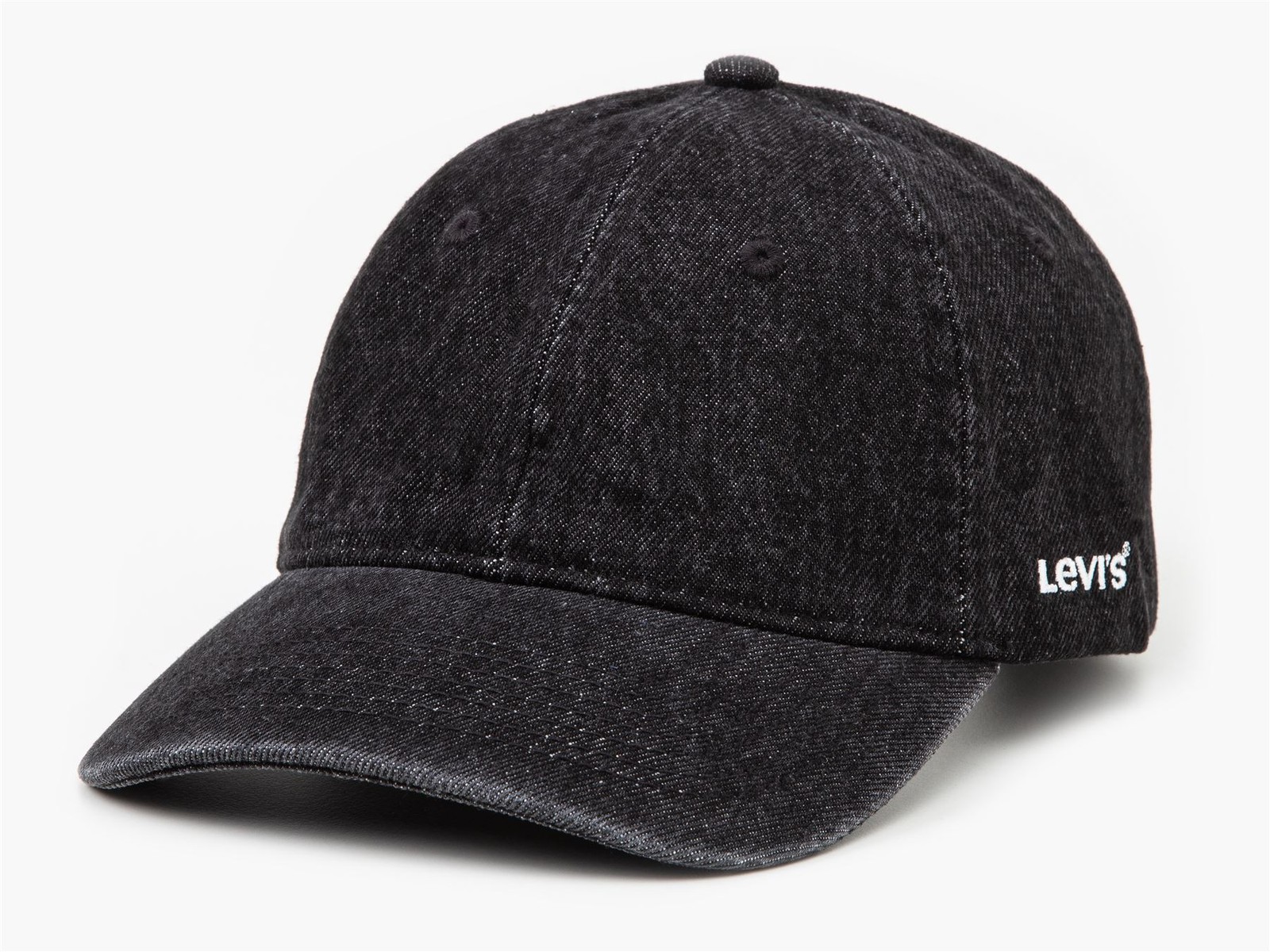 Levi Mens Esential Adjustable Curve Denim Jeans Black  Cap - Image 2