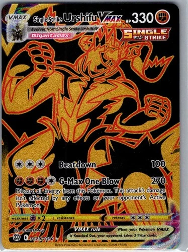 Single Strike Urshifu VMAX (Secret) TG29/TG30 Brilliant Stars Pokemon Card - NM