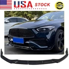 Carbon Front Lip Bumper Spoiler  For 2022 2023 2024 Benz C-Class W206