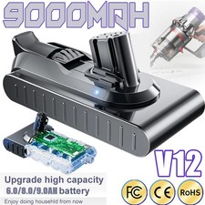 6/8/9 AH For Dyson V12 Detect Slim Absoulte SV46 Battery Replacement 965470-01