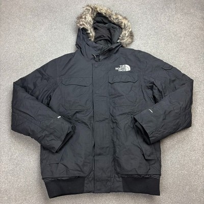 North Face Jacke Erwachsene Medium schwarz 550 Dryvent Parka isoliert Kapuze Mantel Herren