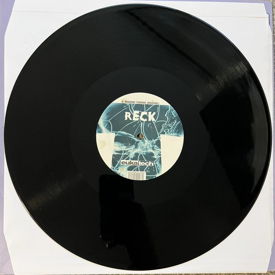 Reck ‎– Dragons Turning 2000 12” UK Techno. EUKA040-6 EX - Image 2 of 2