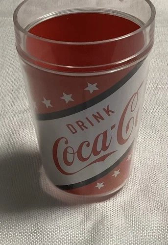 Vintage Coca-Cola Thermo Serv Insulated Tumbler Soda Cup