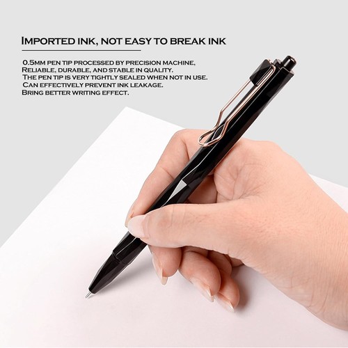 School College Uni Pens x 6 DunBong Fine Point Gel Pen Needle Tip 0.5mm Black - Picture 2 of 12