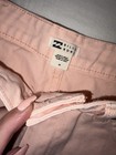 Billabong High Tides Denim Cut Off Shorts Size 30 Dusty Peach NEW W/ Tags $59.95 — photo 8