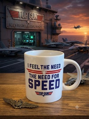 Top Gun ''I Feel the Need for Speed'' 20 oz Ceramic Coffee Mug