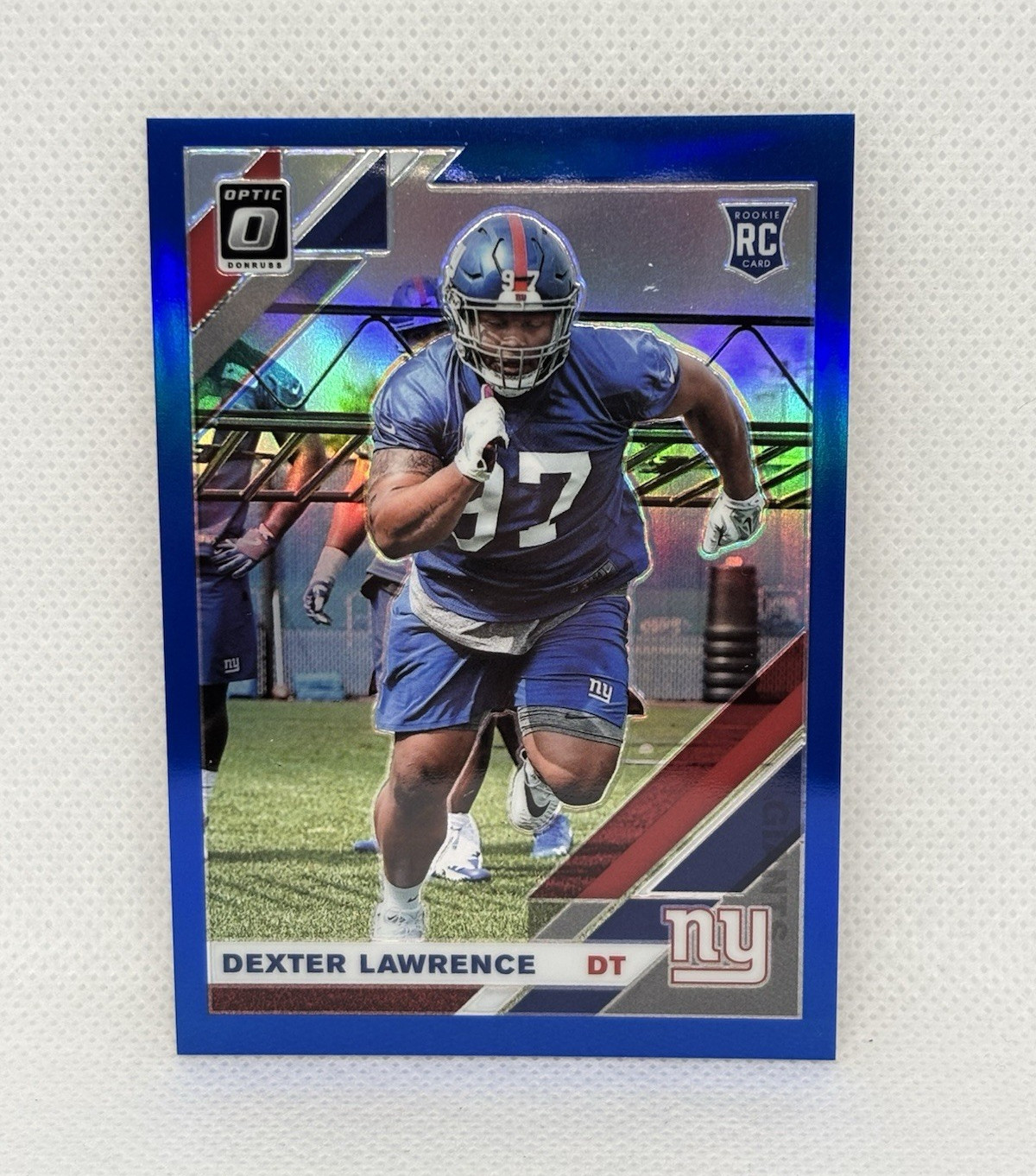 Dexter Lawrence Panini Donruss Optic #107 Blue