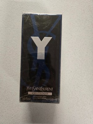 Y Iced Cologne by Yves Saint Laurent 3.3oz EDT Intense for Men NEW SEALED BOX