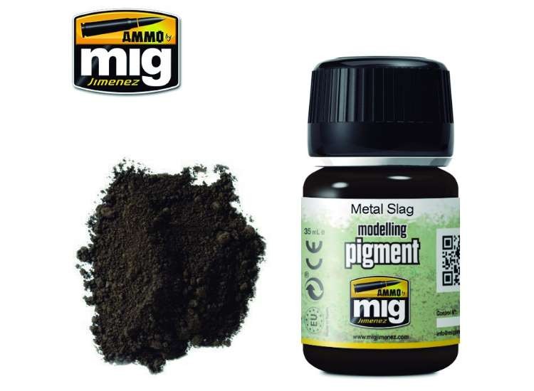 Ammo Mig A.MIG3020 35ml - Pigments - Metal Slag