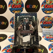 2023 Panini Obsidian Jalen Hurts 09/10 Cutting Edge Gold Patch Philadelphia