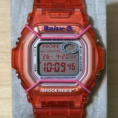 Casio G-Shock Baby-G BG-361 Pink Jelly Square Bullbar Women's