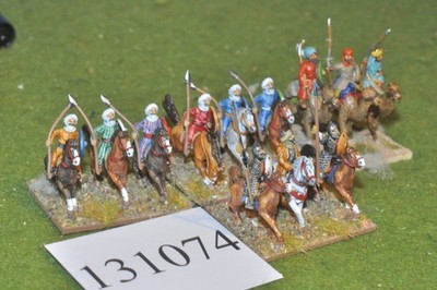 15mm Mittelalter / Perser - General & Eskorte 12 Figuren - (131074)