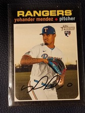 2020 Topps Heritage Baseball High Number - #650 Yohander Mendez  (RC)