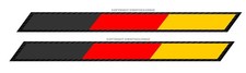2pcs Sport Style German Germany Racing Euro Stripes Flag Sticker Decals 6 2pcs Sport Style German Germany Racing Euro Stripes Flag Sticker Decals 6