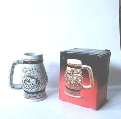 VTG Avon Car Classics MIni Ceramic Stein Ceramarte Made in Brazil with Box 1982