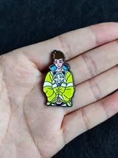 Cyberpunk 2077 Edgerunners David Martinez Rebecca 1.6" Pin Metal Badge Figure