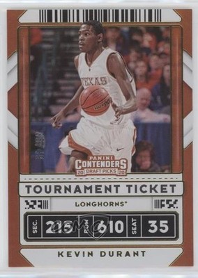 2020 Contenders Draft Picks Variation Tournament Ticket 35/49 Kevin Durant m9g